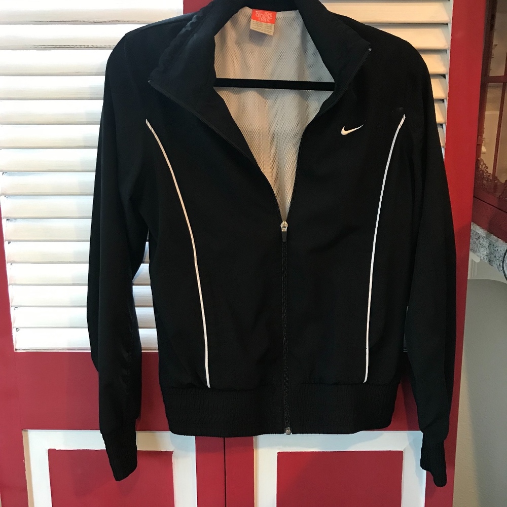 Nike Warm-Up Jacket w/Elastic Cuffs & Hem - Picture 1 of 5
